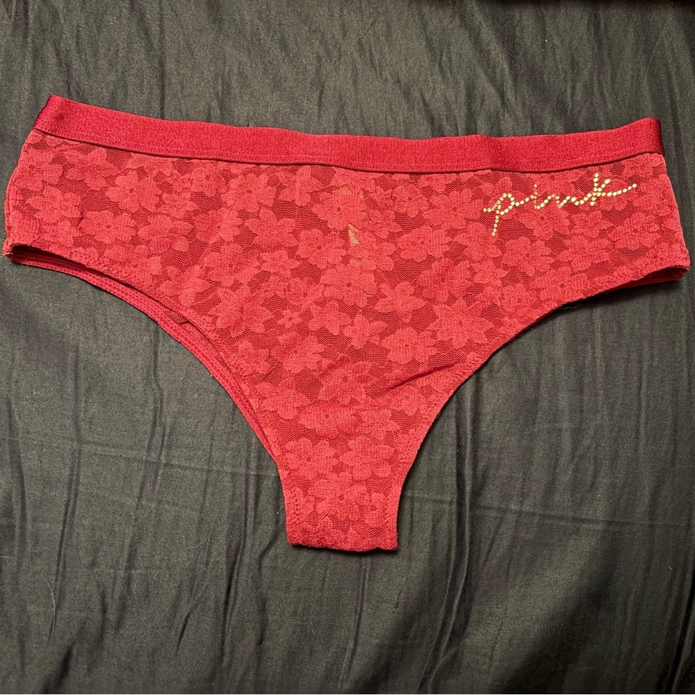 VS PINK Cheeky Lace Panties M